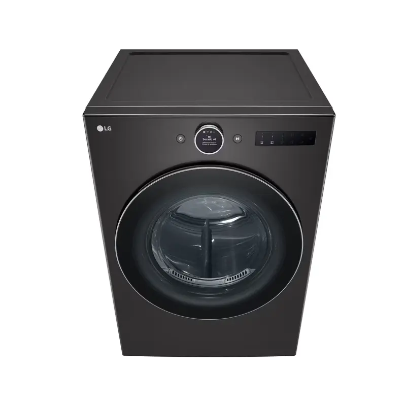 Lg SECADORA A GAS DE CARGA FRONTAL 22KG NEGRO THINQ DF74BFXS6